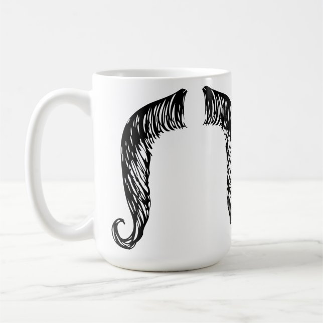 Schnurrbart Kaffeetasse (Links)