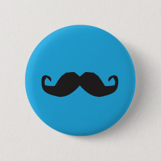 Schnurrbart-Knopf Button