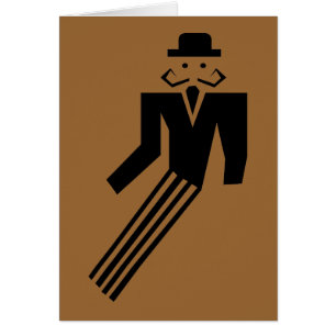 Schnurrbart-Mann - Kunst-Deko