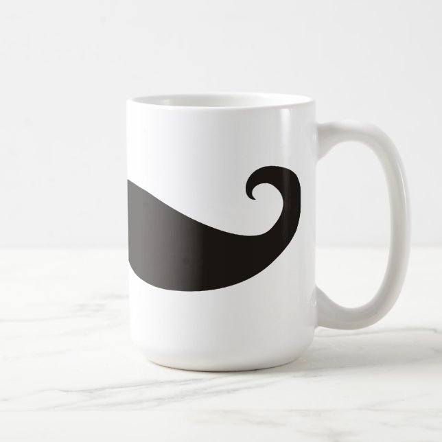 Schnurrbart / Oberlippenbart / Bart Kaffeetasse (Rechts)