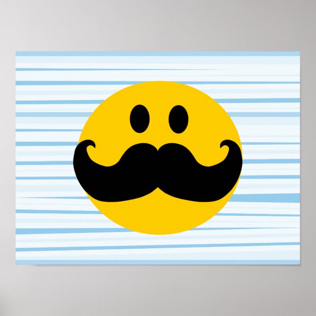 Schnurrbart Poster (Vorne)