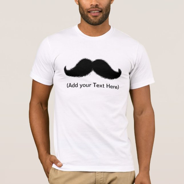 Schnurrbart-T-Shirt T-Shirt (Vorderseite)