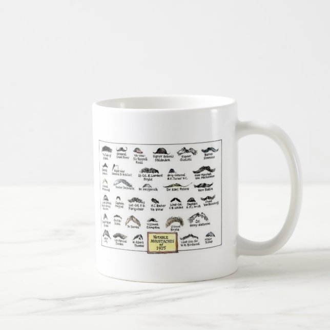 Schnurrbart-Tasse Kaffeetasse (Rechts)