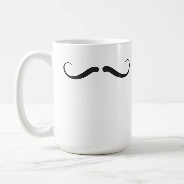 Schnurrbart-Tasse Kaffeetasse (Links)