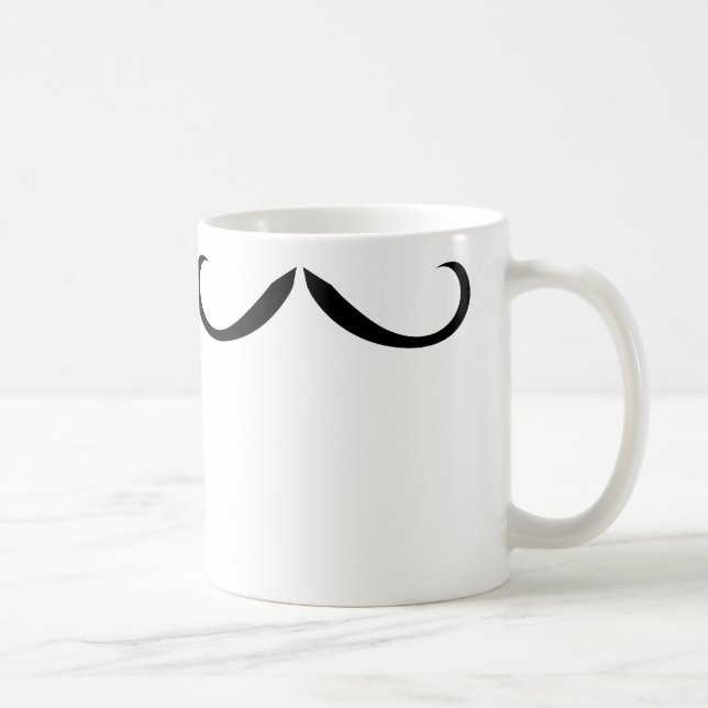 Schnurrbart-Tasse Kaffeetasse (Rechts)