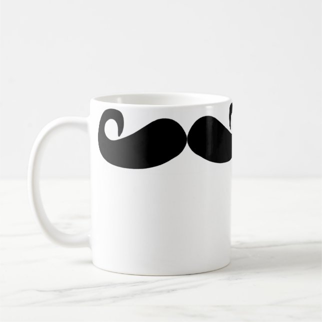 Schnurrbart-Tasse Kaffeetasse (Links)