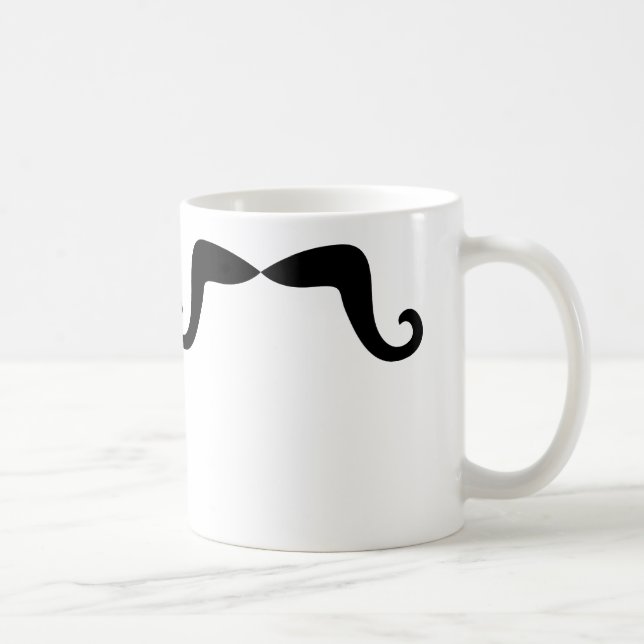 Schnurrbart-Tasse Kaffeetasse (Rechts)