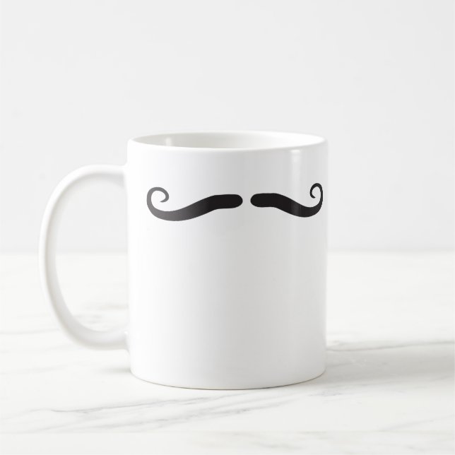 Schnurrbart-Tasse Kaffeetasse (Links)