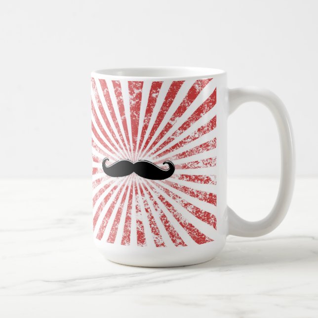 Schnurrbart-Tasse Kaffeetasse (Rechts)