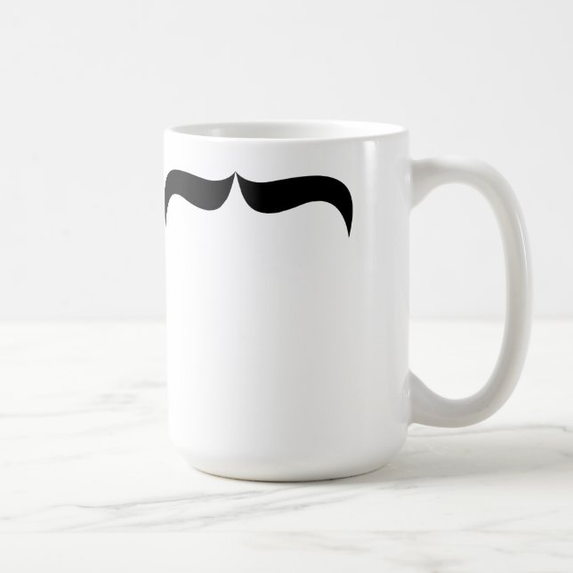 Schnurrbart-Tasse Kaffeetasse (Rechts)