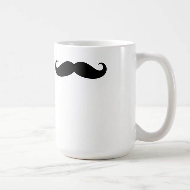Schnurrbart-Tasse Kaffeetasse (Rechts)
