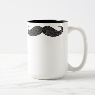 Schnurrbart-Tasse Zweifarbige Tasse