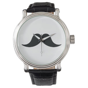 Schnurrbart-Uhr Armbanduhr
