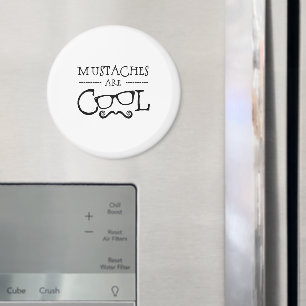 Schnurrbärte Coole Brillen Magnet