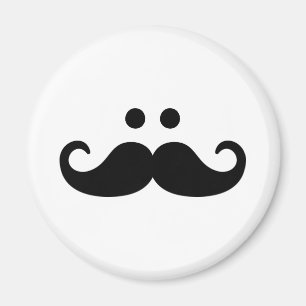 Schnurrbartgesicht Magnet