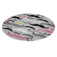 Schnurrbartmuster, Retro Art