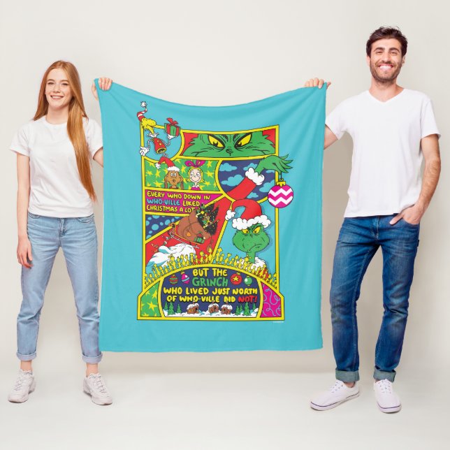 Schnürsenkel | Comic Graphic Fleecedecke (Beispiel)