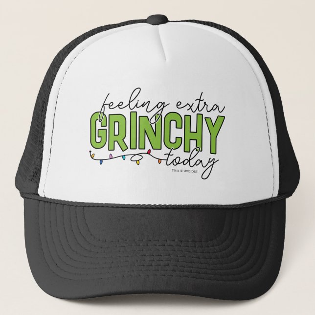 Schnürsenkel | Gefühl Extra Grinchy Heute 4 Truckerkappe (Vorderseite)