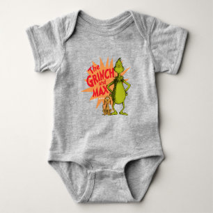 Schnürsenkel Grinch & Max Sternexplosion Baby Strampler