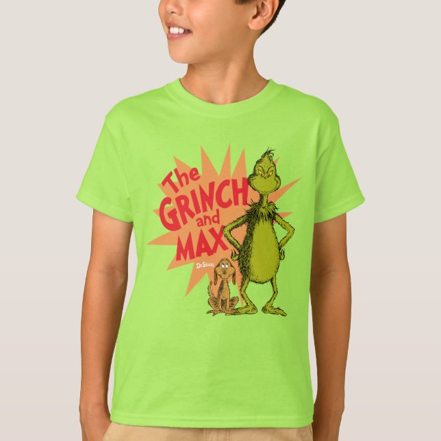 Schnürsenkel | Grinch & Max Sternexplosion T-Shirt (Vorderseite)