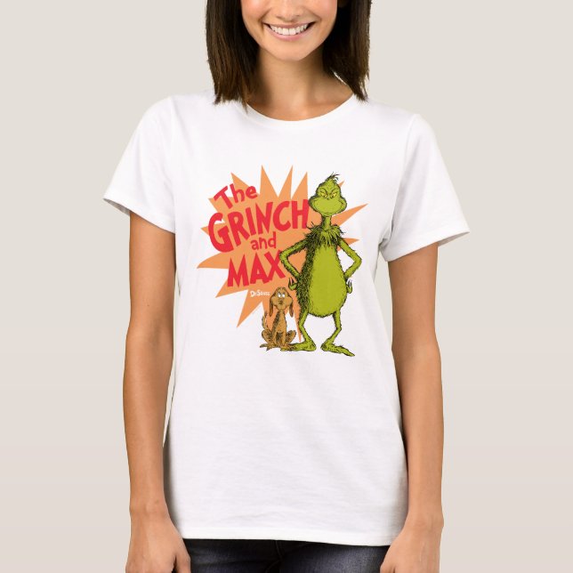 Schnürsenkel | Grinch & Max Sternexplosion T-Shirt (Vorderseite)