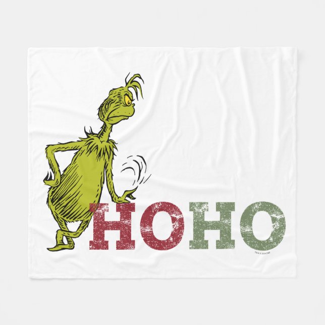 Schnürsenkel | Ho Ho Ho Fleecedecke (Vorderseite (Horizontal))