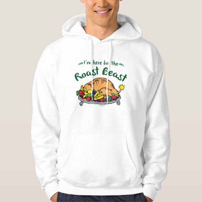 Schnürsenkel | Ich bin hier für das Zitat der Roas Hoodie (Vorderseite)