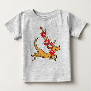 Schnürsenkel Max Christmas Pointsettia Baby T-shirt
