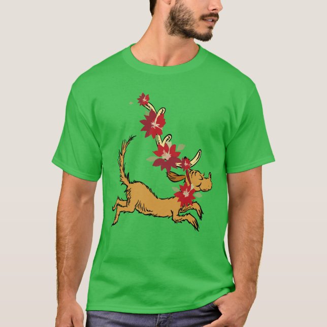 Schnürsenkel | Max Christmas Pointsettia T-Shirt (Vorderseite)
