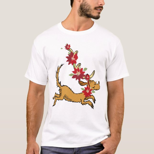 Schnürsenkel | Max Christmas Pointsettia T-Shirt (Vorderseite)