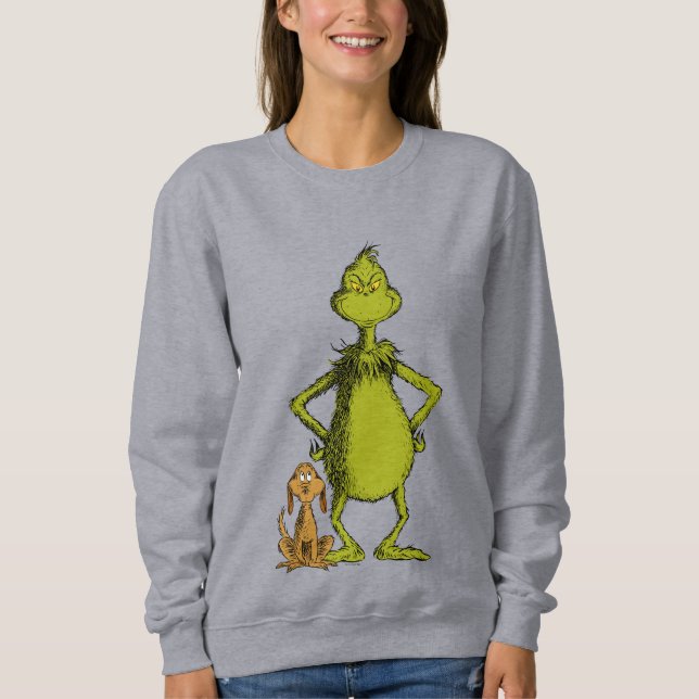 Schnürsenkel | Max & Grinch-Stanz Sweatshirt (Vorderseite)