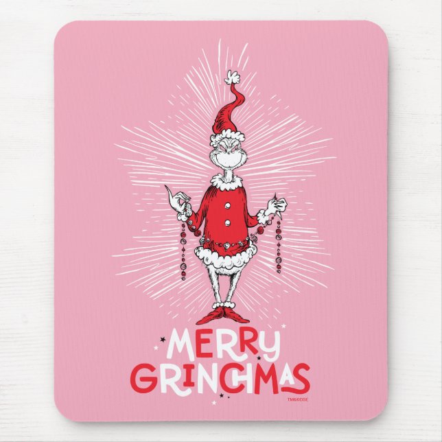 Schnürsenkel | Merry Grinchmas Mousepad (Vorne)