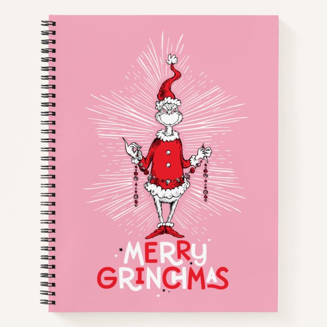 Schnürsenkel | Merry Grinchmas Notizbuch (Vorderseite)