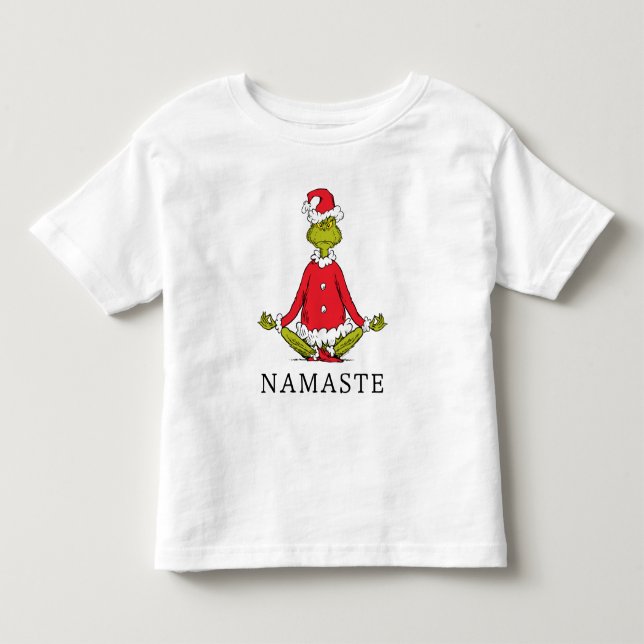 Schnürsenkel | Namaste Santa Claus Kleinkind T-shirt (Vorderseite)