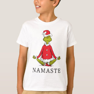 Schnürsenkel Namaste Santa Claus T-Shirt