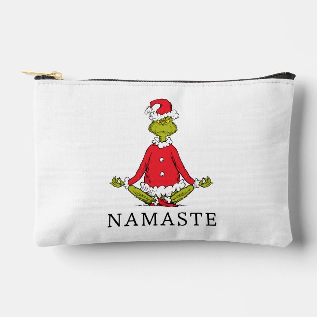 Schnürsenkel | Namaste Santa Claus Zubehörtasche (Vorderseite)
