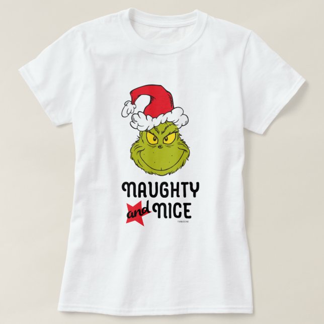 Schnürsenkel | Naughty und Nice T-Shirt (Design vorne)
