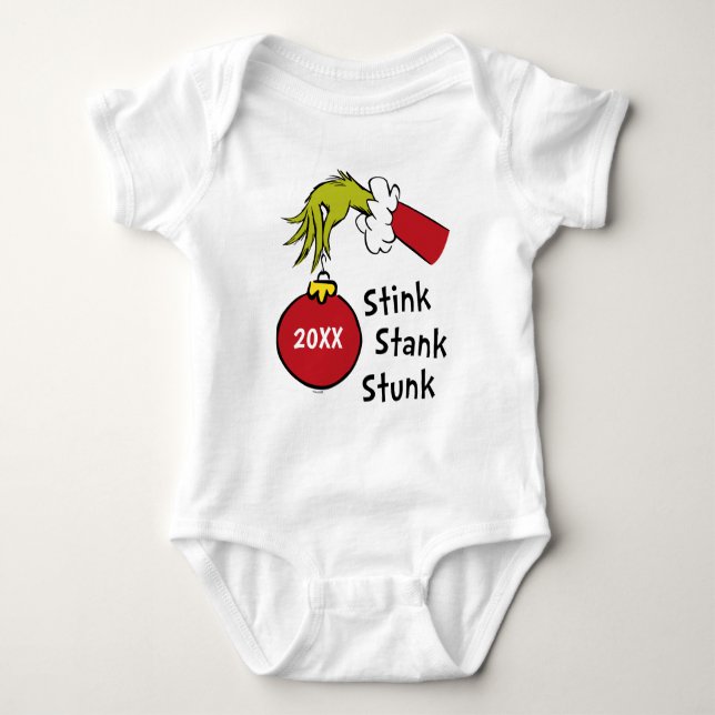 Schnürsenkel | Stink Stank Stunk Baby Strampler (Vorderseite)