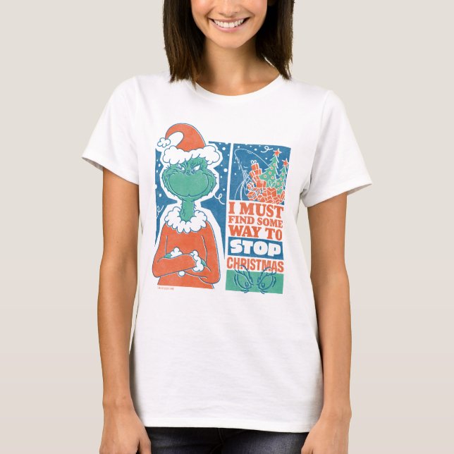 Schnürsenkel | Stopp Christmas Vintag Graphic T-Shirt (Vorderseite)