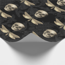 Schnürsenkel und Schmetterlingspapier Geschenkpapier