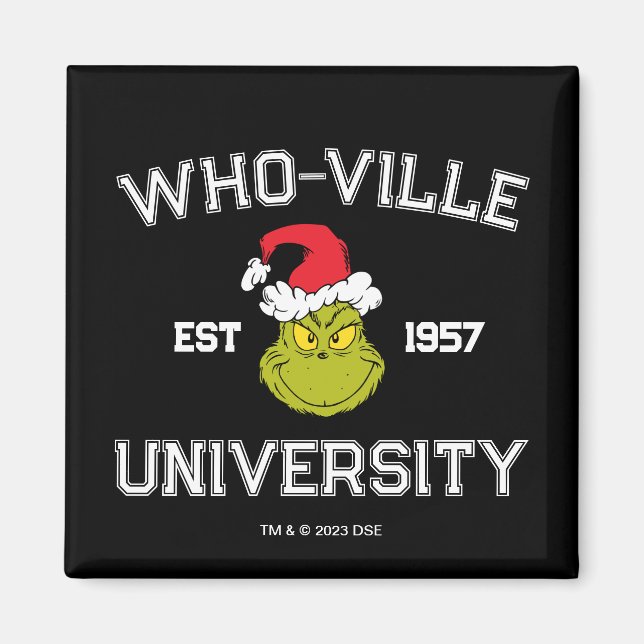 Schnürsenkel | Who-ville University Est 1957 Magnet (Vorne)