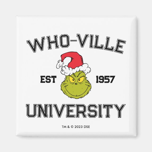 Schnürsenkel | Who-ville University Est 1957 Magnet (Vorne)