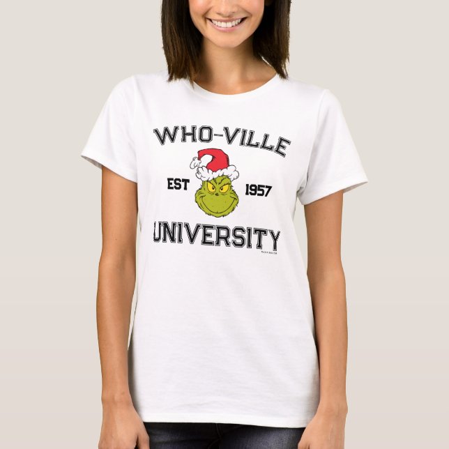 Schnürsenkel | Who-ville University Est 1957 T-Shirt (Vorderseite)