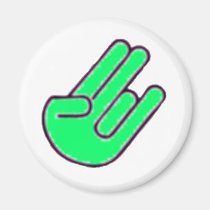Schocker-Handsymbol Magnet