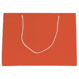 Schockierende orangefarbene große Geschenktasche Große Geschenktüte