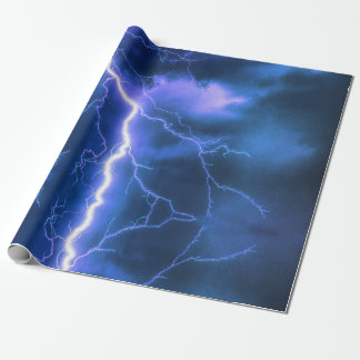 schockierender Blitzschlag Geschenkpapier