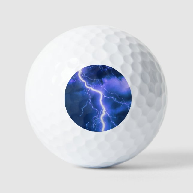 schockierender Blitzschlag Golfball (Vorderseite)