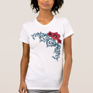 SCHOCKIERENDER HIBISKUS T-Shirt