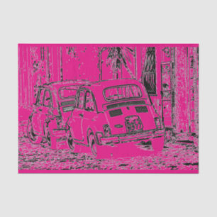 schockierendes, rosa cooles Comic Cartoon Kinderwa Seidenpapier