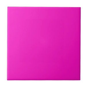 Schockierendes Rosa Einheitsfarbe Fliese